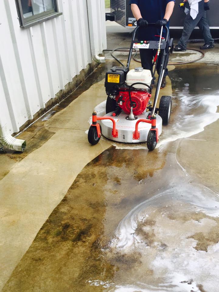 Commercial Floor washing